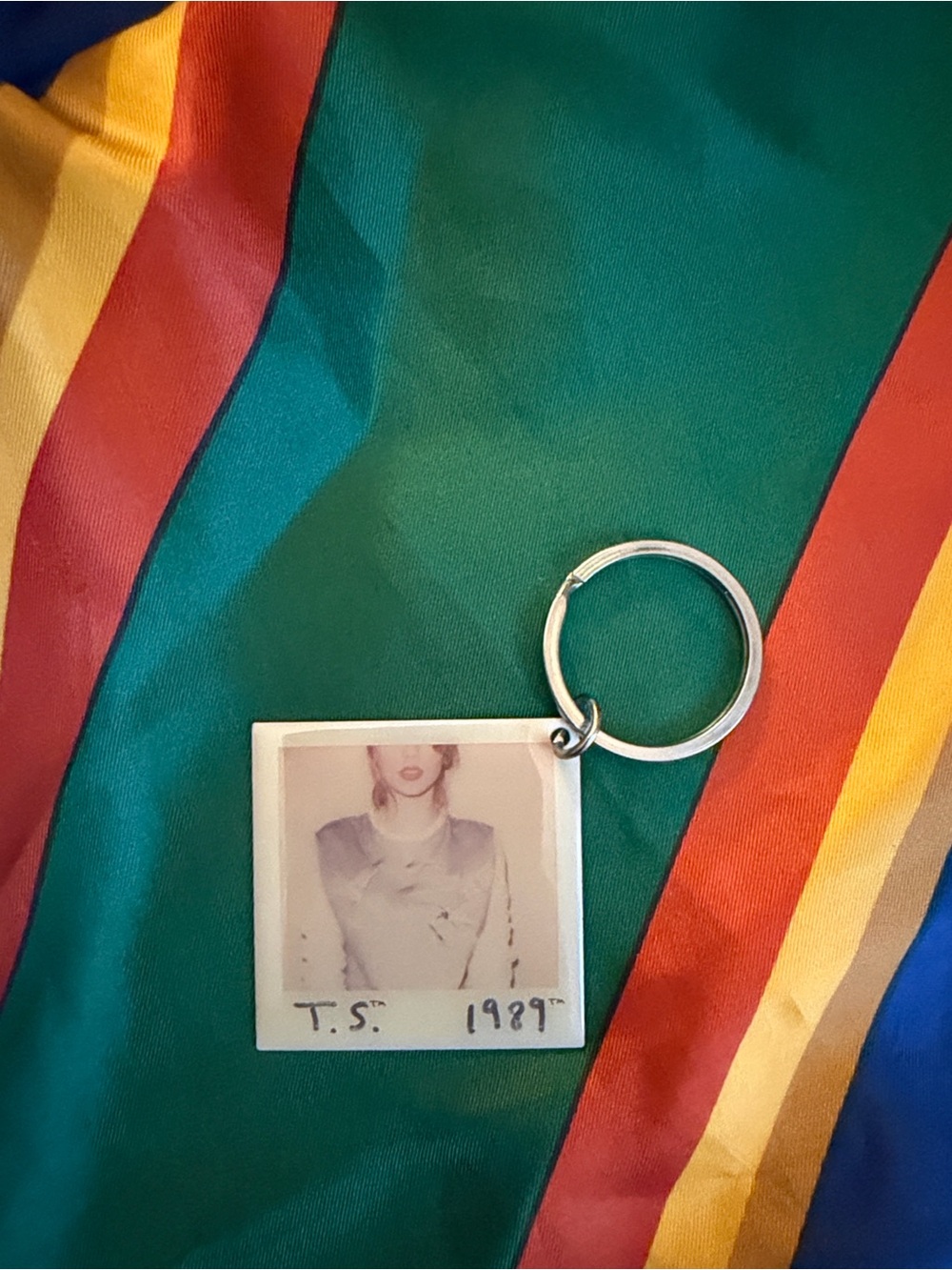 Taylor Swift 1989 Polaroid Photo Keychain